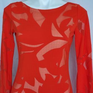 Yoana Baraschi Dress Orange Size Small